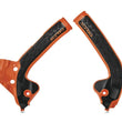 Load image into Gallery viewer, Acerbis 18-24 Huqvarna TC85/ SX85/MC85 Frame Guard X Grip - 16 Orange/Black - Side View