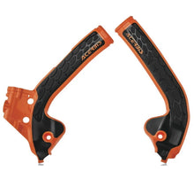 Load image into Gallery viewer, Acerbis 18-24 Huqvarna TC85/ SX85/MC85 Frame Guard X Grip - 16 Orange/Black - Side View