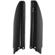 Load image into Gallery viewer, Acerbis 18-24 Suziki RMZ250/ RMZ450 Lower Fork Cover Set - Black - Main Product View