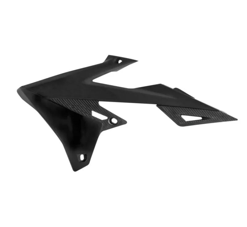 Acerbis 18-24 Suzuki RMZ250/RMZ450 Radiator Shroud - Black - Side View