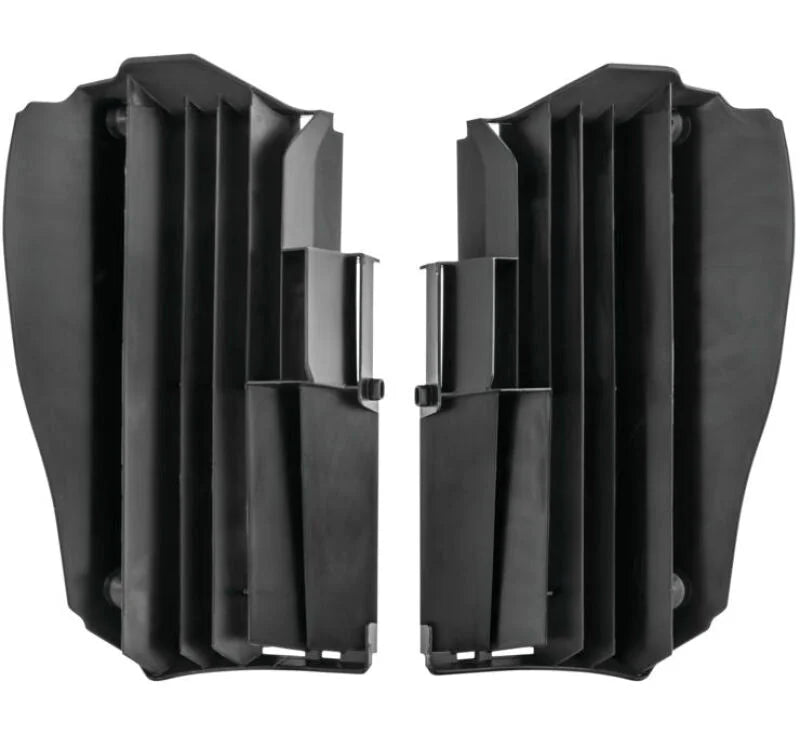 Acerbis 18-24 Yamaha YZ250F/ YZ250FX/ YZ450F/ YZ450FX/ WR250F/ WR450F Radiator Louvers - Black - Main Product View