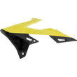 Load image into Gallery viewer, Acerbis 18+ Suzuki RMZ250/ RMZ450 Radiator Shroud - Yellow/Black - Side View