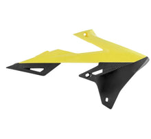 Load image into Gallery viewer, Acerbis 18+ Suzuki RMZ250/ RMZ450 Radiator Shroud - Yellow/Black - Detail View