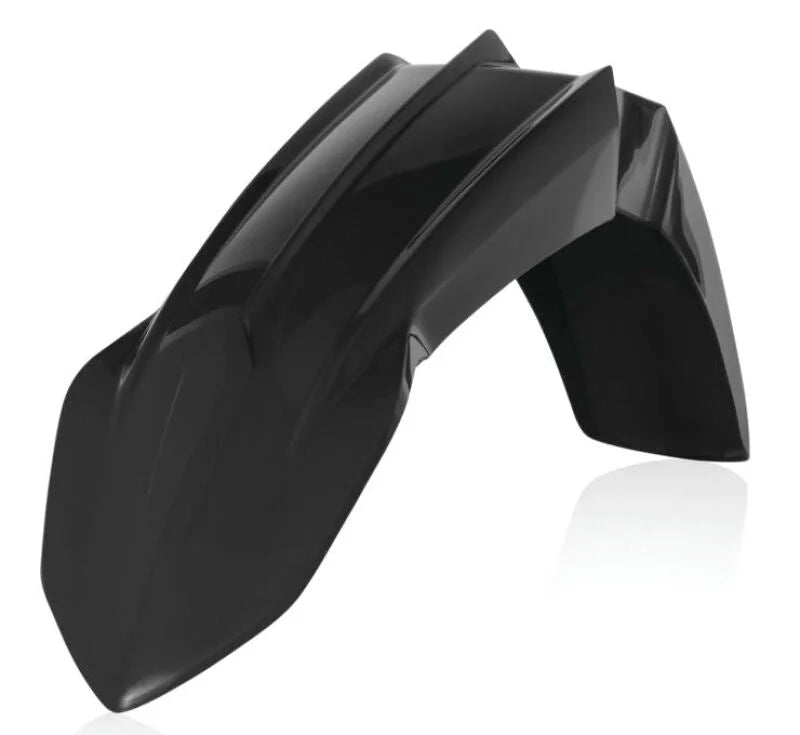 Acerbis 18+ Yam YZ125-250/YZ125X-250X/YZ250F-450F/WR450F/YZ250FX-450FX/WR250F Front Fender - Blk - Main Product View