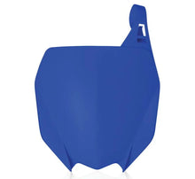 Load image into Gallery viewer, Acerbis 18+ Yamaha YZ125-250/X/ YZ250F/YZ450FX/ YZ450F/ YZ250FX Front Number Plate - Blue - Main Product View