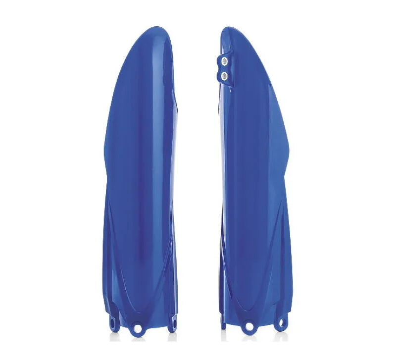Acerbis 18+ Yamaha YZ125/125X/250/250X/250F/FX/450FX/450F Lower Fork Cover Set - Blue - Main Product View
