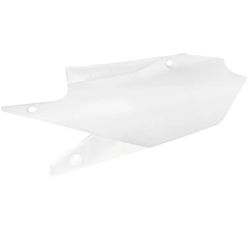 Acerbis 18+ Yamaha YZ250F/YZ450FX/WR450F/ YZ250FX/WR250F/ YZ450F Side Panels - White - Side View