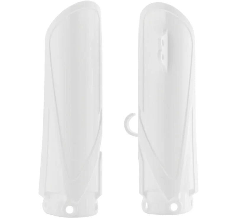 Acerbis 18+ Yamaha YZ65 Lower Fork Cover Set - White - Main Product View