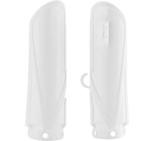 Load image into Gallery viewer, Acerbis 18+ Yamaha YZ65 Lower Fork Cover Set - White - Main Product View