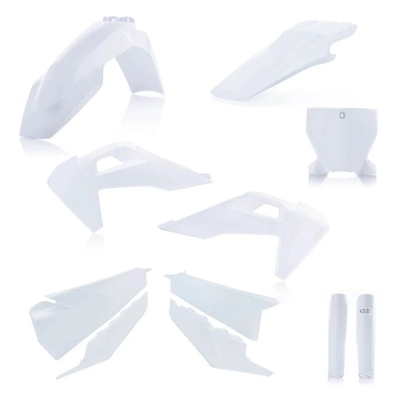 Acerbis 19-22 Husqvarna 125-450 TC/ FX/ FC/2019 TX300/ 20-22 TX300i Full Plastic Kit - 20 White