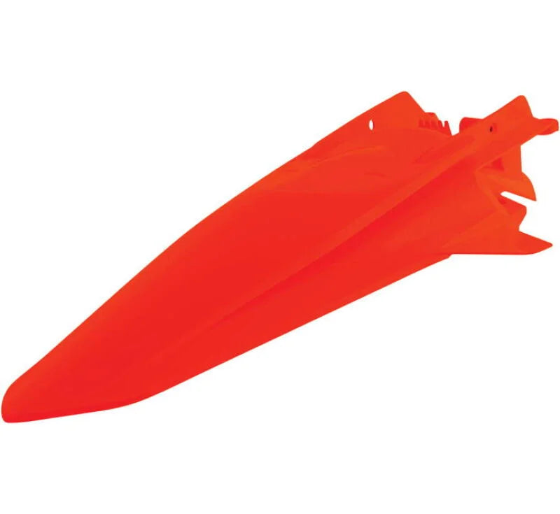 Acerbis 19-22 KTM SX125-250/ SX-F/XC-F250-450/XC250/300/ XC250tpi/300tpi Rear Fender - 16 Orange - Side View