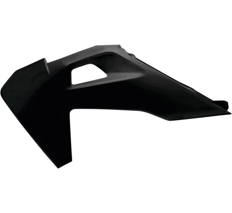 Acerbis 19-23 Husqvarna 125-501s TC/ FX/ FC/ TX/ TX-i/ TE-i/ FE/ FE-s Radiator Shroud - Black - Side View