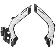 Load image into Gallery viewer, Acerbis 19-23 Husqvarna 125-501s TC/FC/ FX/FE/TE/TX/ 21-23 GasGas Frame Guard X Grip - Black/White - Main Product View
