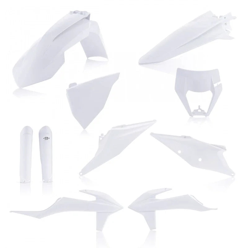 Acerbis 20-23 KTM 150-500 XCF-W/ XC-W-tpi/ EXC-tpi/ EXC-F Full Plastic Kit - 20 White
