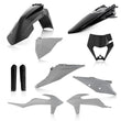 Load image into Gallery viewer, Acerbis 20-23 KTM 150-500 XCF-W/ XC-W-tpi/ EXC-tpi/ EXC-F Full Plastic Kit - Gray/Black