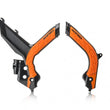 Load image into Gallery viewer, Acerbis 20-23 KTM XCF-W/ XC-W/ EXC/ EXC-F Frame Guards- X-Grip - Black/16 Orange