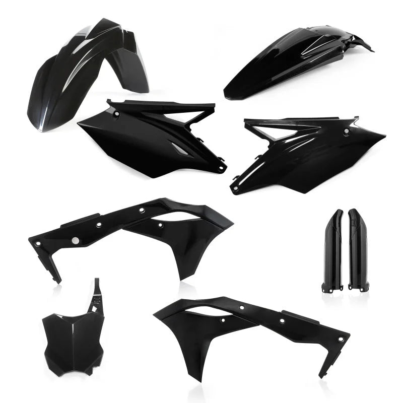 Acerbis 2017 Kawasaki KX250F Full Plastic Kit - Black