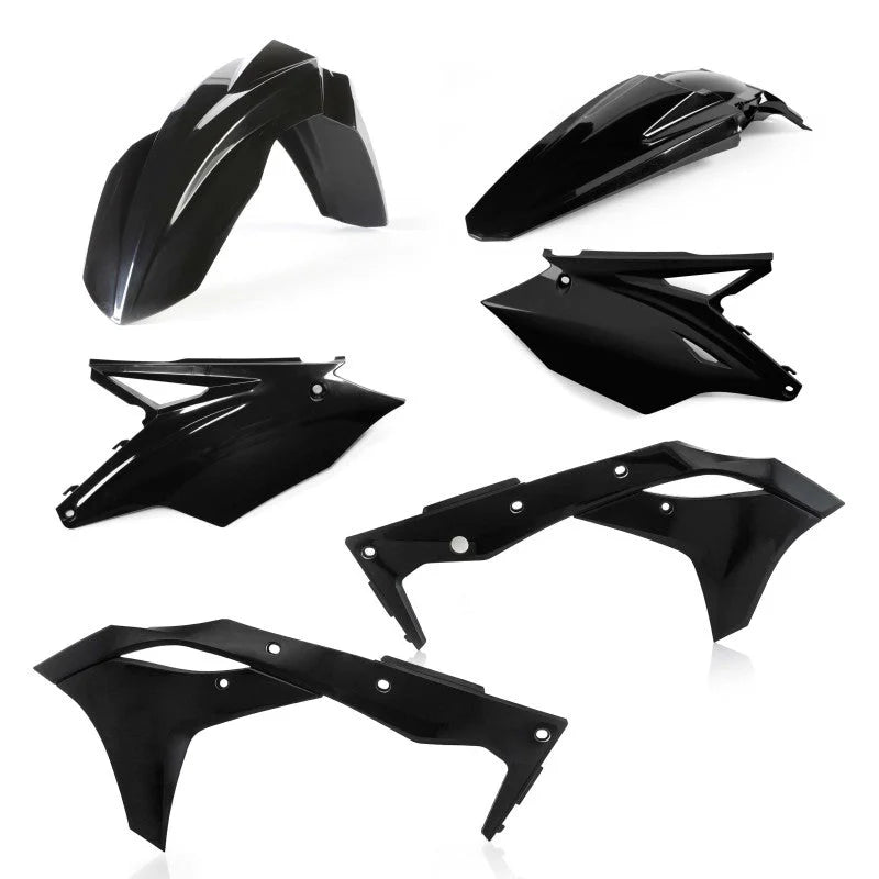 Acerbis 2017 Kawasaki KX250F Plastic Kit - Black
