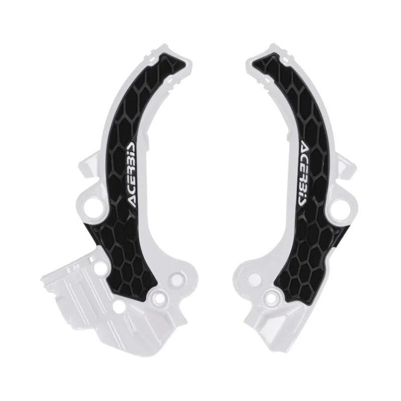 Acerbis 2024 KTM SX65 X-Grip Frame Guard - White/Black - Side View