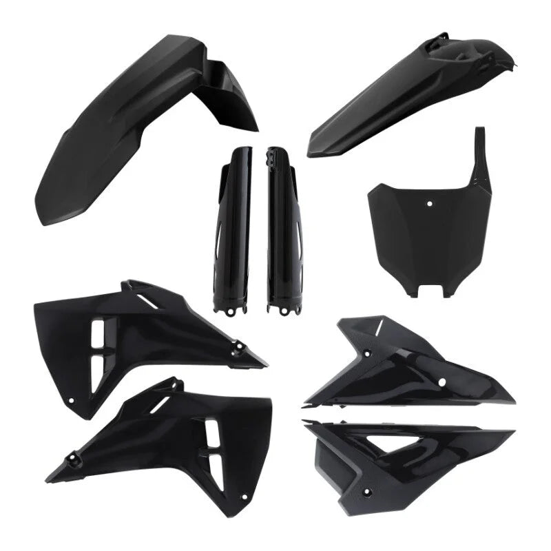 Acerbis 2025 Honda CRF250R/ CRF450R Full Plastic Kit - Black - Side View