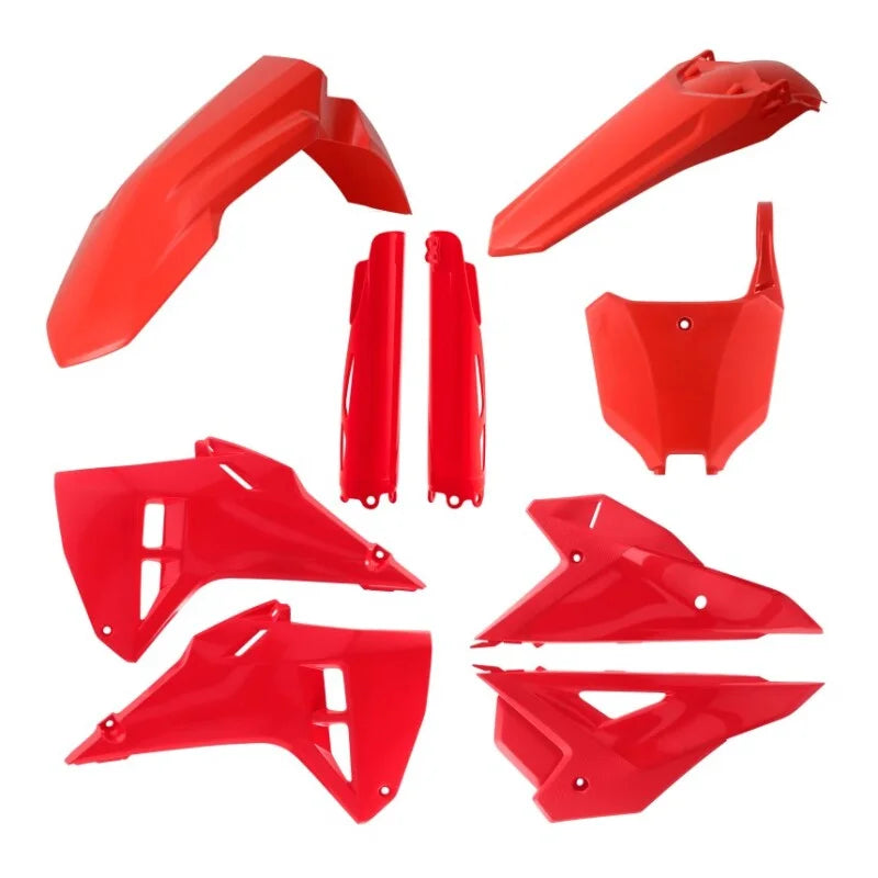 Acerbis 2025 Honda CRF250R/ CRF450R Full Plastic Kit - Red - Side View
