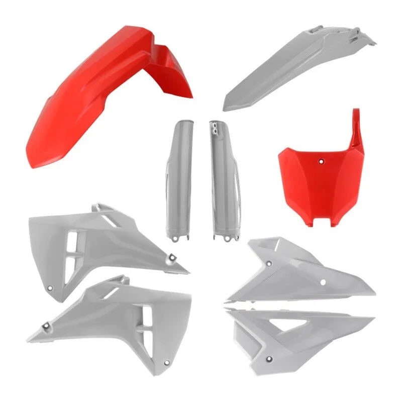Acerbis 2025 Honda CRF250R/ CRF450R Full Plastic Kit - Red/Gray - Main Product View