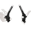 Load image into Gallery viewer, Acerbis 22+ Yamaha YZ85 Frame Guards- X-Grip - White/Black