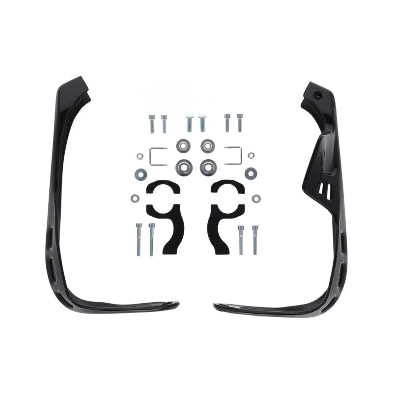 Acerbis 24-25 Royal Enfield Himalayan 450 HG Rallybrush Handguard - Black - Side View