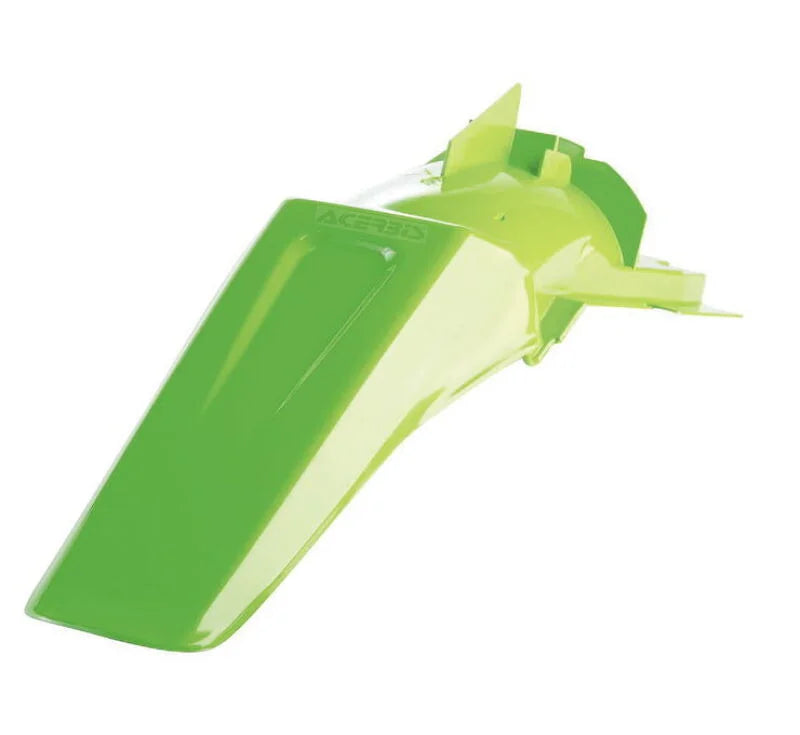 Acerbis 99-02 Kawasaki KX125/250 Rear Fender - Green - Main Product View