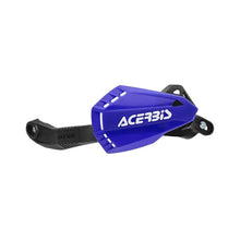 Load image into Gallery viewer, Acerbis Firstmoto Handguard - Blue/White Logo - Side View