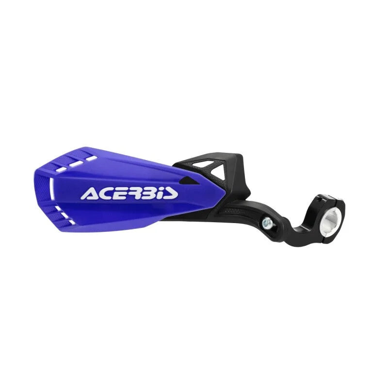 Acerbis Firstmoto Handguard - Blue/White Logo - Detail View