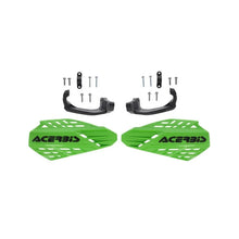 Load image into Gallery viewer, Acerbis Linear Vented Handguard - Green/Black - Detail View