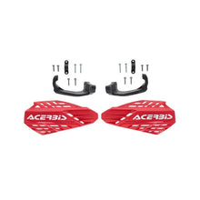 Load image into Gallery viewer, Acerbis Linear Vented Handguard - Red/White - Installation View