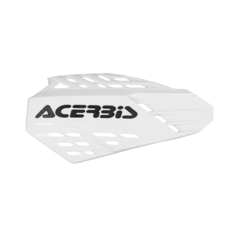 Acerbis Linear Vented Handguard - White/Black - Main Product View
