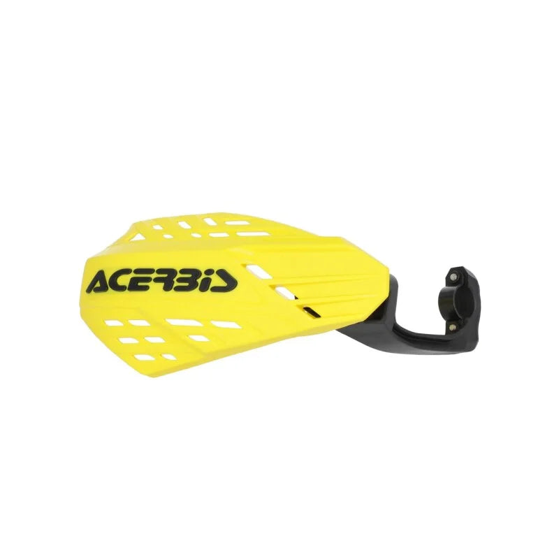 Acerbis Linear Vented Handguard - Yellow/Black - Installation View