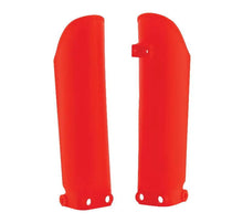 Load image into Gallery viewer, Acerbis Lower Fork Cover Set - Flo-Orange - Side View