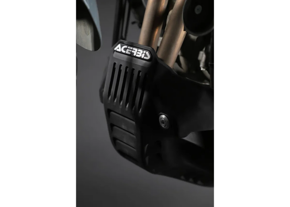Acerbis Skid Plate - Black fits 2024+ CF Moto 450MT - Back View