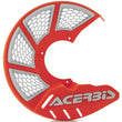 Load image into Gallery viewer, Acerbis X-Brake Disc Cover Vented - 16 Orange/White - Side View