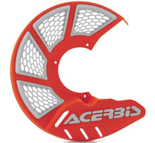 Load image into Gallery viewer, Acerbis X-Brake Disc Cover Vented - 16 Orange/White - Side View