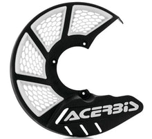 Load image into Gallery viewer, Acerbis X-Brake Disc Cover Vented - Black/White - Main Product View