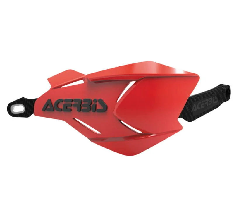 Acerbis X-Factor Handguard - Red/Black - Side View