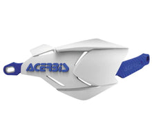 Load image into Gallery viewer, Acerbis X-Factor Handguard - White/ Blue - Main Product View