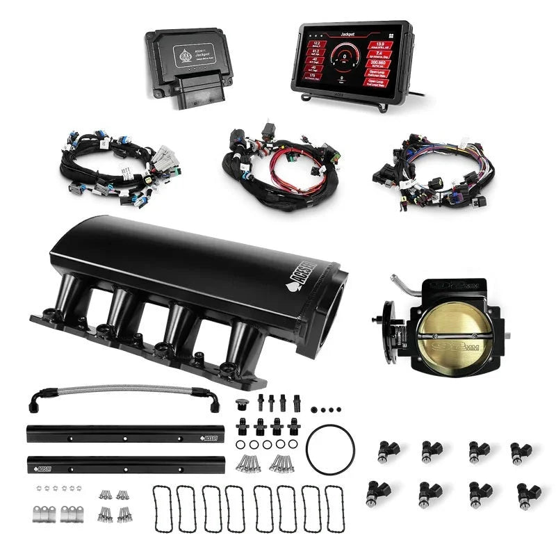 Aces Fuel Injection Inc Jackpot LS EFI System Top End Kit 500 HP AS20111-WK92-AM2024B
