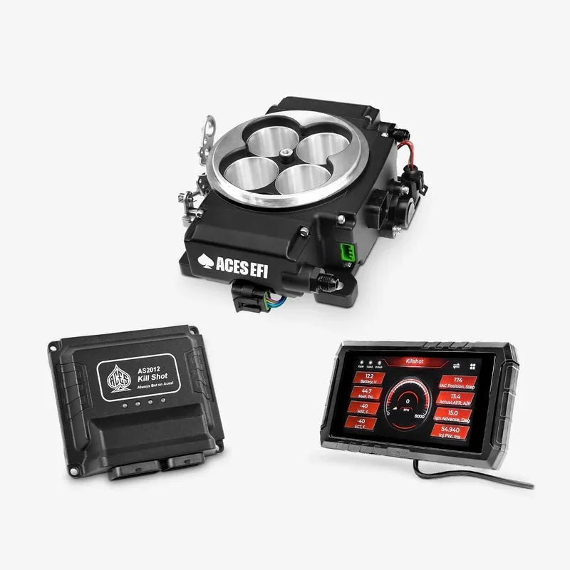 Aces Fuel Injection Inc Killshot II 4bbl EFI Black AS2212B