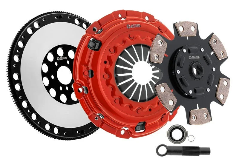 Action Clutch Stage 3 Clutch Kit (1MS) w/Lightened Flywheel (K24Z7) fits 2012-2015 Honda Civic Si 2.4L K24z7 - Side View