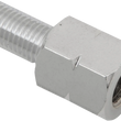 Load image into Gallery viewer, Adapter - Mirror - Universal - M10 x 1.25 Male | M10 x 1.25 (Left Hand) Female - Chrome - Main Product View