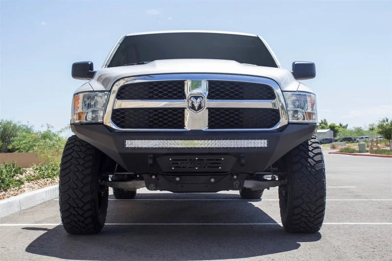 Addictive Desert Designs 13-18 Dodge RAM 1500 Stealth Fighter Front Bumper - Back View