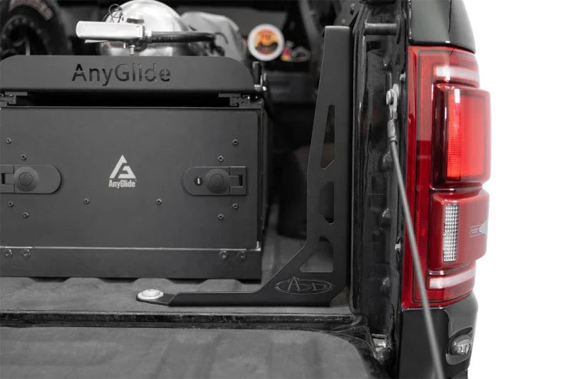 Addictive Desert Designs 15-20 Ford F-150 / 17-20 Raptor Bed Channel Stiffeners - Side View