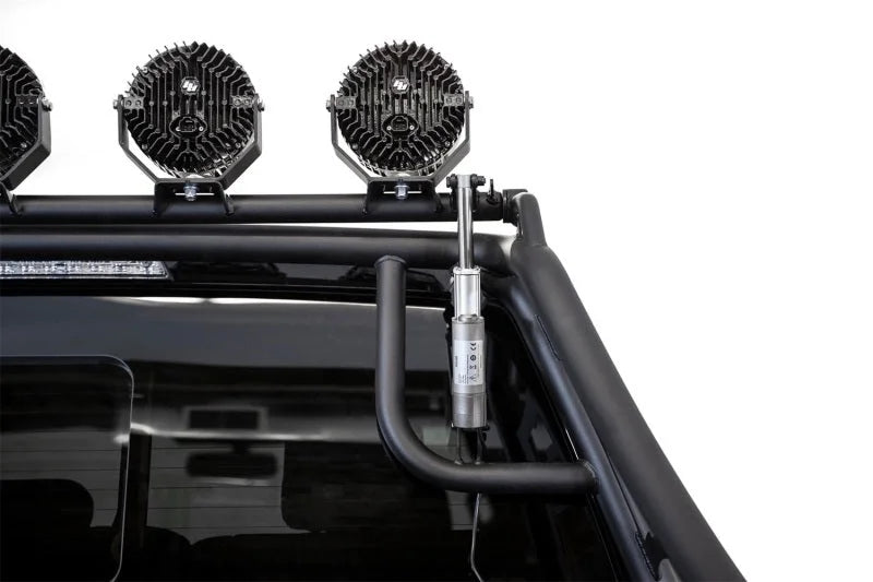 Addictive Desert Designs 15+ Ford F-150/17+ Raptor Pro Chase Rack w/ Light Actuator Kit - No Lights - Side View