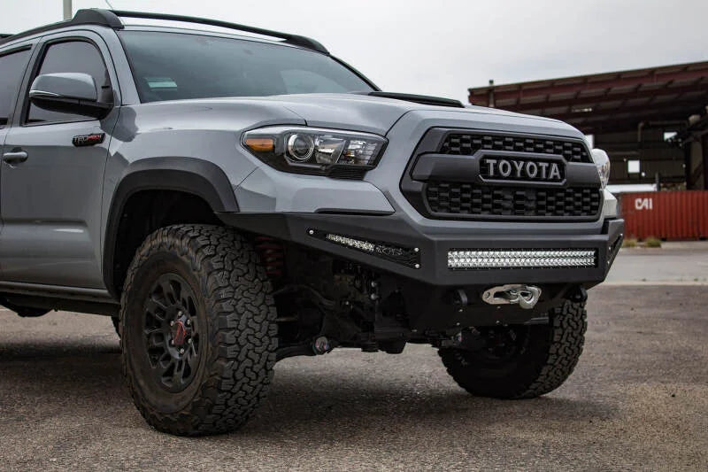 Addictive Desert Designs 16-18 Toyota Tacoma HoneyBadger Front Bumper - Main Product View